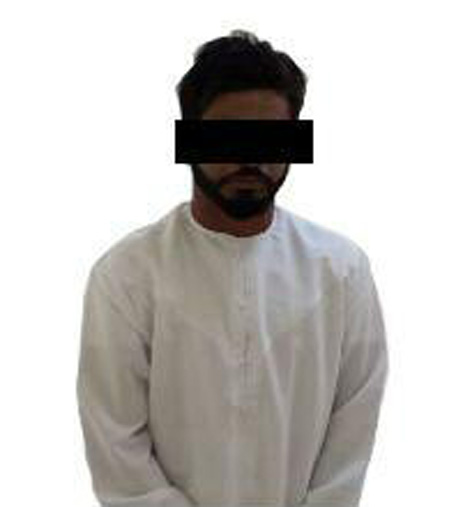 The 21-year-old motorist was arrested in the Al Maqam residential  area of Al Ain for driving without a number plate in a reckless manner. (Wam)