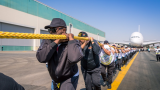 Photo: Dubai Police sets Guinness World Record by dragging Airbus A380