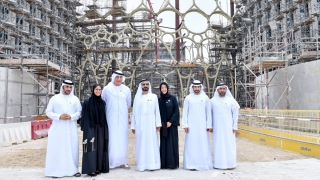 Photo: Sheikh Mohammed visits Expo 2020 Dubai infrastructure projects