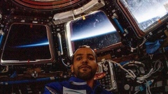 Photo: Emirati astronaut in space: Hazzaa Al Mansoori