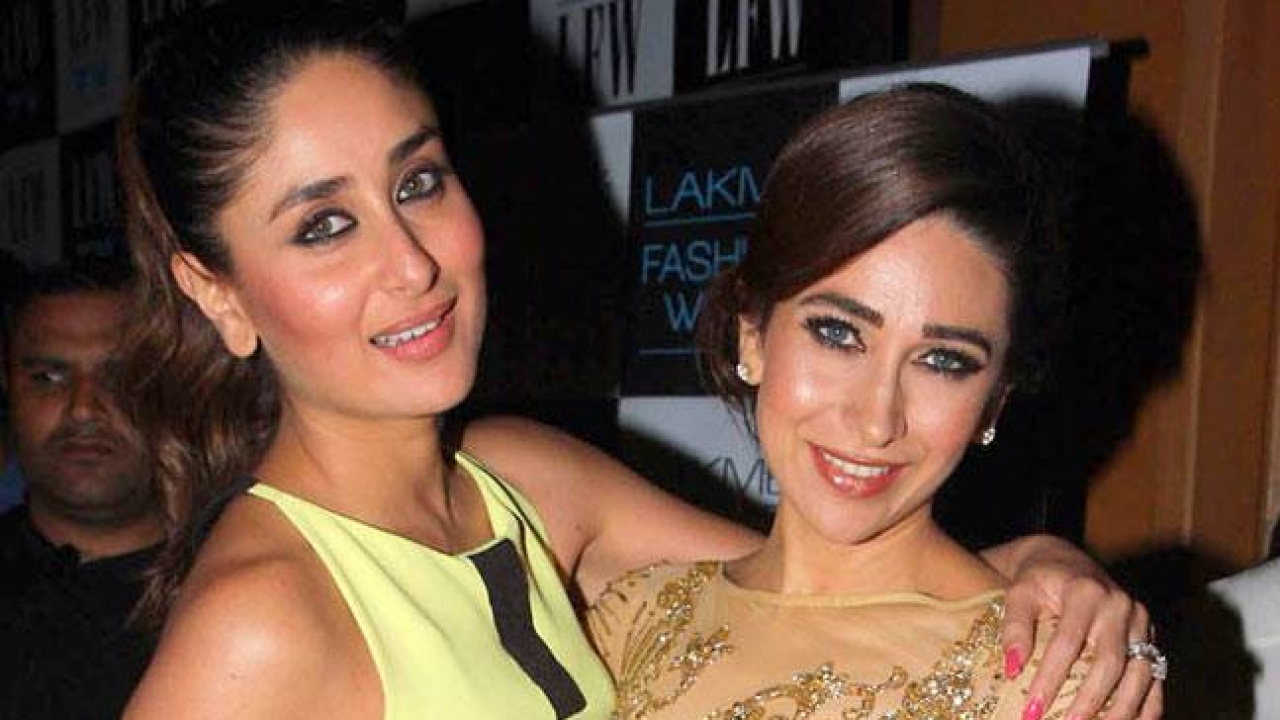 Kareena Kapoor Stands For Sister Karisma Entertainment Bollywood 