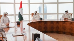 Photo: Mohammed bin Rashid reviews working plans, objectives of Ministry of Industry and Advanced Technology