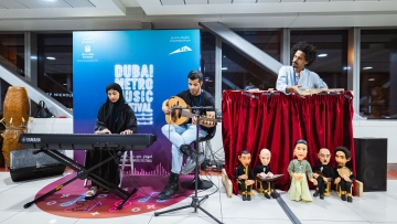 Photo: Arab musicians bring a distinctive flavour to the Dubai Metro Music Festival with their intricate mix of traditional and contemporary styles