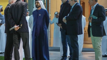 Photo: Mohammed bin Rashid attends second Dubai Breeze-Up Sale held at Meydan Racecourse
