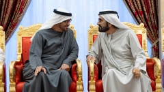 Photo: Mohamed bin Zayed and Mohammed bin Rashid exchange greetings on the occasion of Ramadan