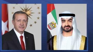 Photo: UAE President receives Turkish leader’s congratulations on new leadership appointments in UAE and Abu Dhabi