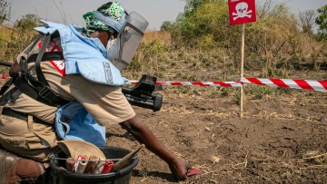 Photo: Nearly 70 countries are still contaminated by mines, innocent people continue to be killed or maimed: UN