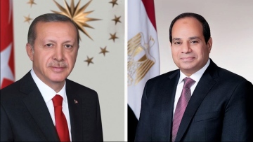 Photo: Sisi, Erdogan agree on reinstating ambassadors, Egypt's presidency says