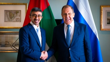Photo: Abdullah bin Zayed meets Russian Foreign Minister on sidelines of 'Friends of BRICS' meeting