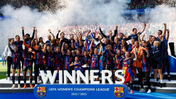 Photo: Barcelona clinch Women's Champions League in comeback victory