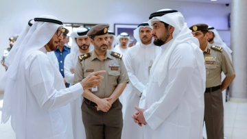 Photo: Ahmed bin Mohammed reviews progress of key projects being implemented under the Hatta Master Development Plan