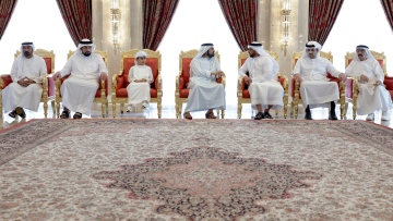 Photo: Mohammed bin Rashid highlights the importance of partnerships with the private sector at his weekly Majlis