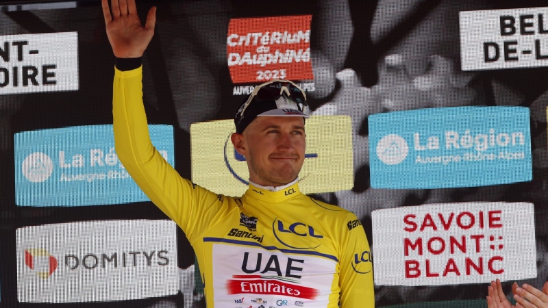 Photo: UAE Team Emirates' Bjerg seals first pro win and yellow jersey at Dauphine