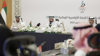 Photo: Ahmed bin Mohammed heads first meeting of the newly elected UAE NOC Board of Directors for 2021-2024