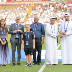 Photo: First leukemia patient in UAE to receive treatment with CAR-T cells therapy kicks off Al Wahda vs. Hatta Match