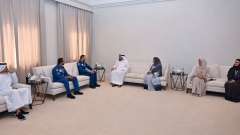 Photo: Ahmed bin Mohammed meets with Sultan Al Neyadi