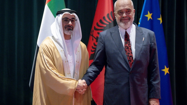 Photo: Khaled bin Mohamed bin Zayed meets Prime Minister of Albania
