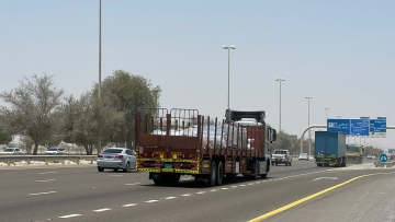 Photo: Abu Dhabi announces temporary truck, worker-bus ban on Monday