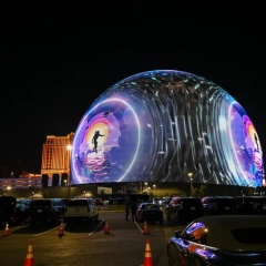 Photo: U2 concert uses stunning visuals to open massive Sphere venue in Las Vegas