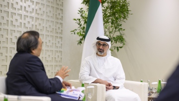 Photo: Khaled bin Mohamed bin Zayed meets with President of INPEX