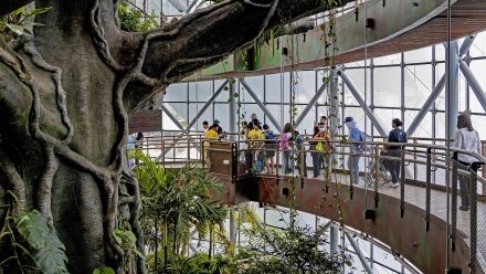 Photo: The Green Planet Dubai welcomes Sanad Village children of determination for a day of fun