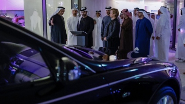 Photo: Mansoor bin Mohammed attends opening of the Mercedes-Benz Brand Center in Dubai