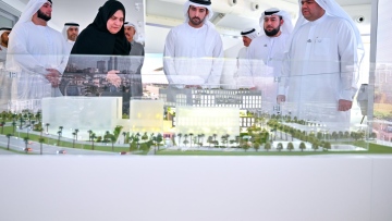 Photo: Hamdan bin Mohammed attends ceremony showcasing design of the Hamdan Bin Rashid Cancer Hospital