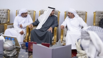 Photo: UAE President offers condolences over martyrdom of Mohamed Al Mansouri