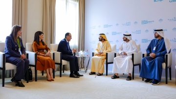 Photo: Mohammed bin Rashid meets Egypt’s Prime Minister during World Governments Summit