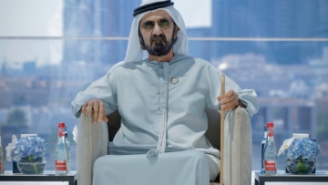 Photo: Mohammed bin Rashid visits Emirates NBD headquarters on the occasion of the bank’s 60th anniversary celebrations