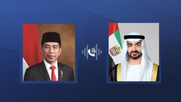 Photo: UAE and Indonesian Presidents discuss bilateral relations in phone call