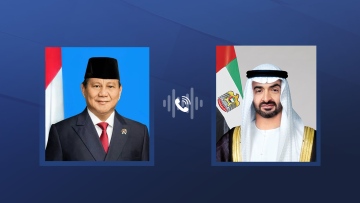 Photo: UAE President discusses bilateral relations with Indonesian Defence Minister and presidential candidate