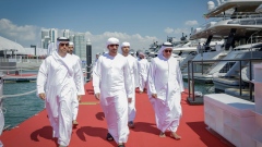 Photo: Hamdan bin Mohammed tours 2024 Dubai International Boat Show