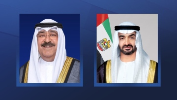 Photo: UAE President welcomes Emir of Kuwait on state visit to UAE