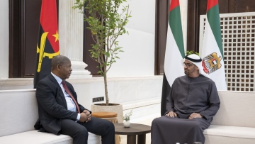 Photo: UAE and Angolan Presidents discuss enhancing bilateral cooperation
