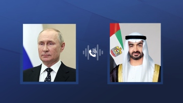 Photo: UAE President congratulates Vladimir Putin on re-election as President of Russia