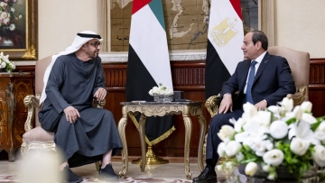 Photo: UAE, Egypt Presidents meet in Cairo to discuss bilateral relations, regional developments