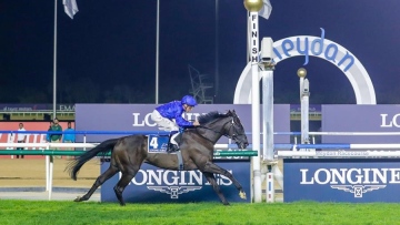 Photo: By royal appointment: Rebel's Romance runs away with Sheema Classic for Godolphin