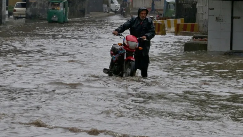 Photo: Heavy rains lash Pakistan's Khyber Pakhtunkhwa Province, leaving 21 dead