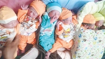 Photo: Rare Case: Pakistani Woman Gives Birth to Sextuplets Within an Hour in Rawalpindi