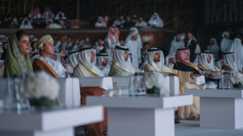 Photo: Mansoor bin Mohammed attends opening of 1st GCC Youth Games