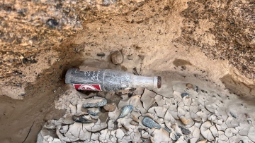 Photo: A UAE citizen stumbled upon a rare sealed Pepsi-Cola bottle bearing the name 'Dubai' in the Al Dhaid