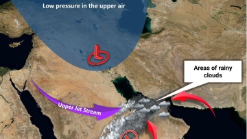 Photo: NCM: UAE to experience an extension of a surface low pressure from next Wednesday evening to Thursday