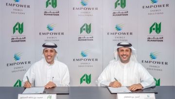 Photo: Empower signs an agreement with Al Habtoor Group to provide district cooling services for Al Habtoor Tower