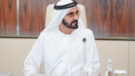 Photo: Mohammed bin Rashid reviews participation figures in 8th Arab Reading Challenge