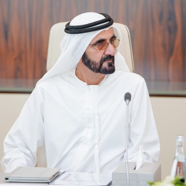 Photo: Mohammed bin Rashid reviews participation figures in 8th Arab Reading Challenge