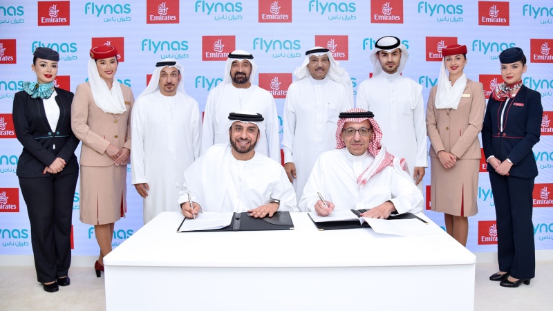 Photo: Emirates expands tie up with flynas, creating more seamless connections from Saudi Arabia