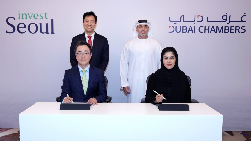 Photo: Dubai Chambers and Invest Seoul sign MoU to enhance cooperation