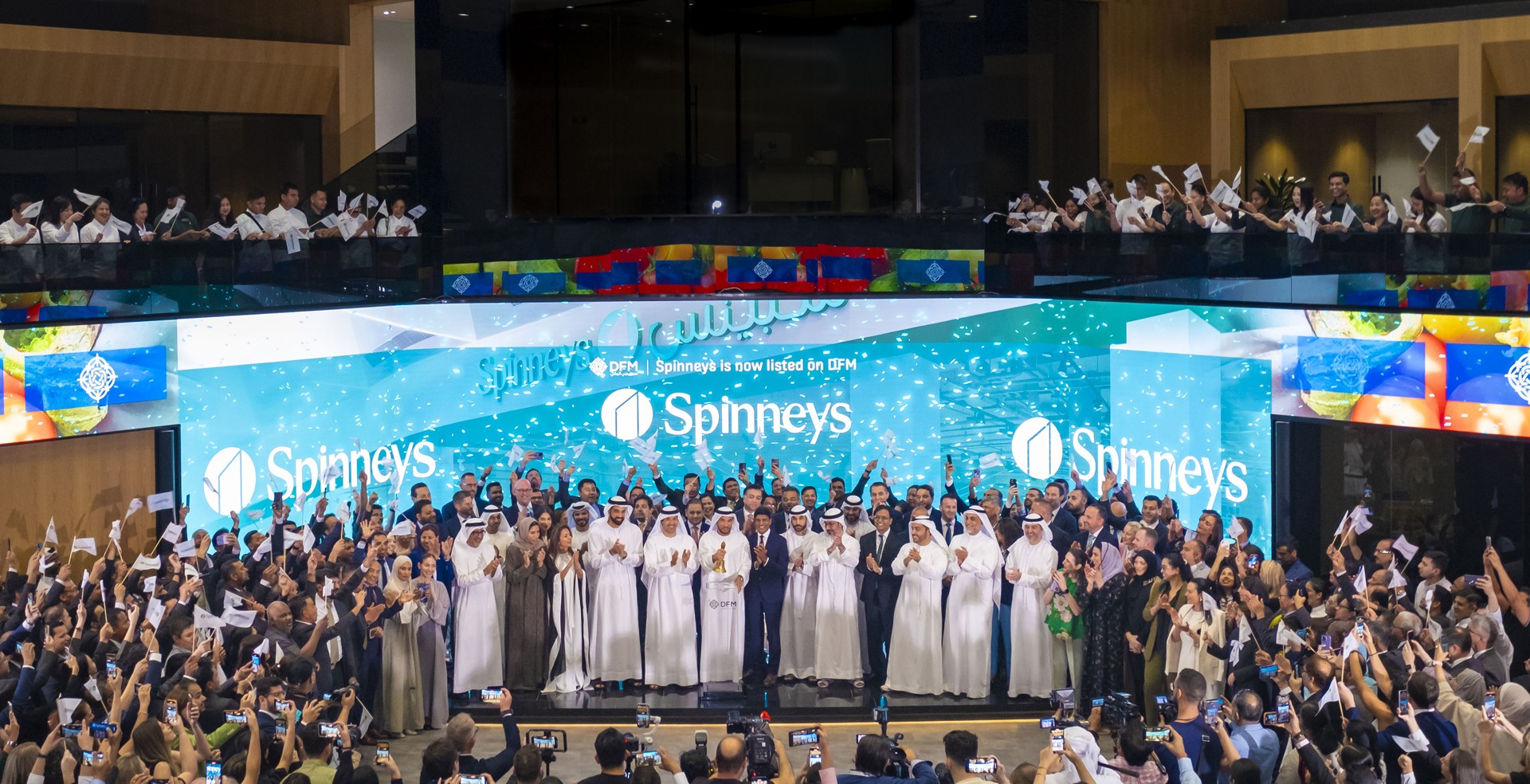 Photo: Spinneys debuts on Dubai Financial Market after successful IPO