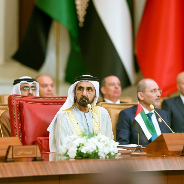 Photo: Mohammed bin Rashid attends 33rd Arab League Summit in Bahrain